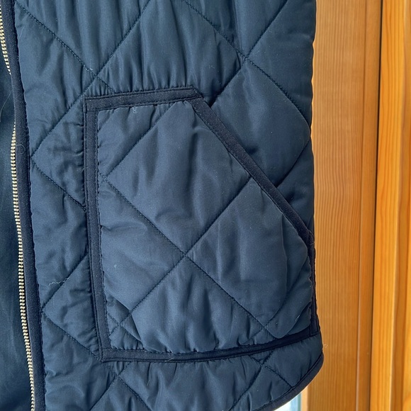 J Crew Factory Black Quilted Vest - Picture 3 of 6